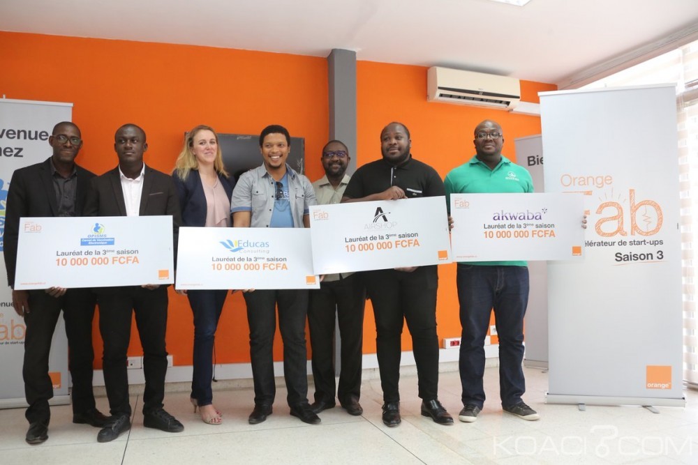 Côte d'Ivoire:  Orange Fab récompense ses startups
