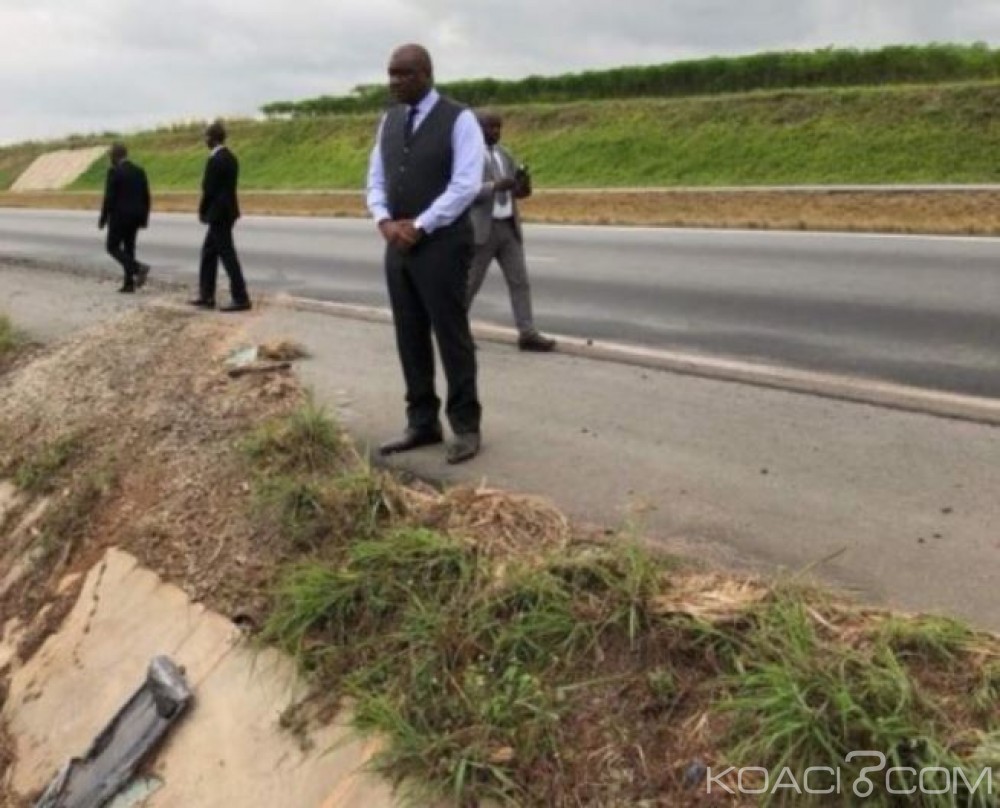 Côte d'Ivoire: Deux jours après le décès de son aide de camp, Hamed Bakayoko s'est rendu sur le lieu de l'accident mortel
