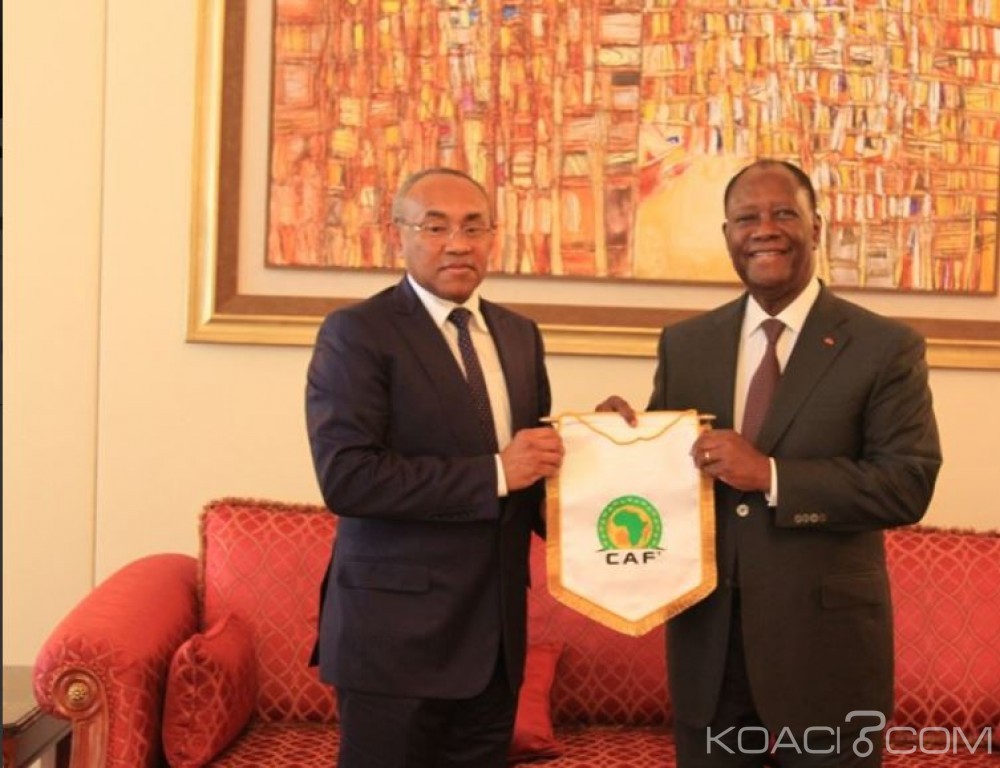 Côte d'Ivoire: Après une audience avec Ouattara, le président de la CAF félicite le pays pour les dispositions prises en vue de la CAN 2021