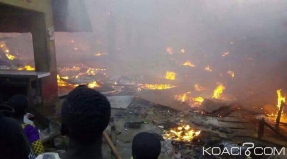 Côte d'Ivoire: Le marché d'Abengourou part en flamme pour la quatrième fois