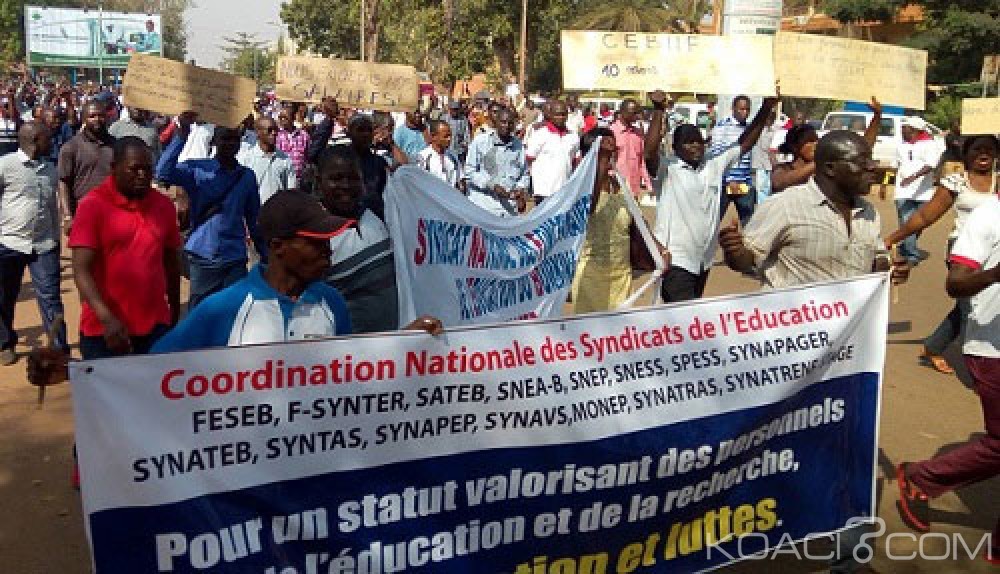 Burkina Faso: Les syndicats de l'éducation annoncent une grève de 72h en janvier