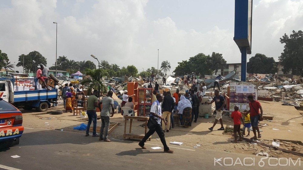 Côte d'Ivoire: Comme promis, le marché provisoire de Cocody St Jean rasé