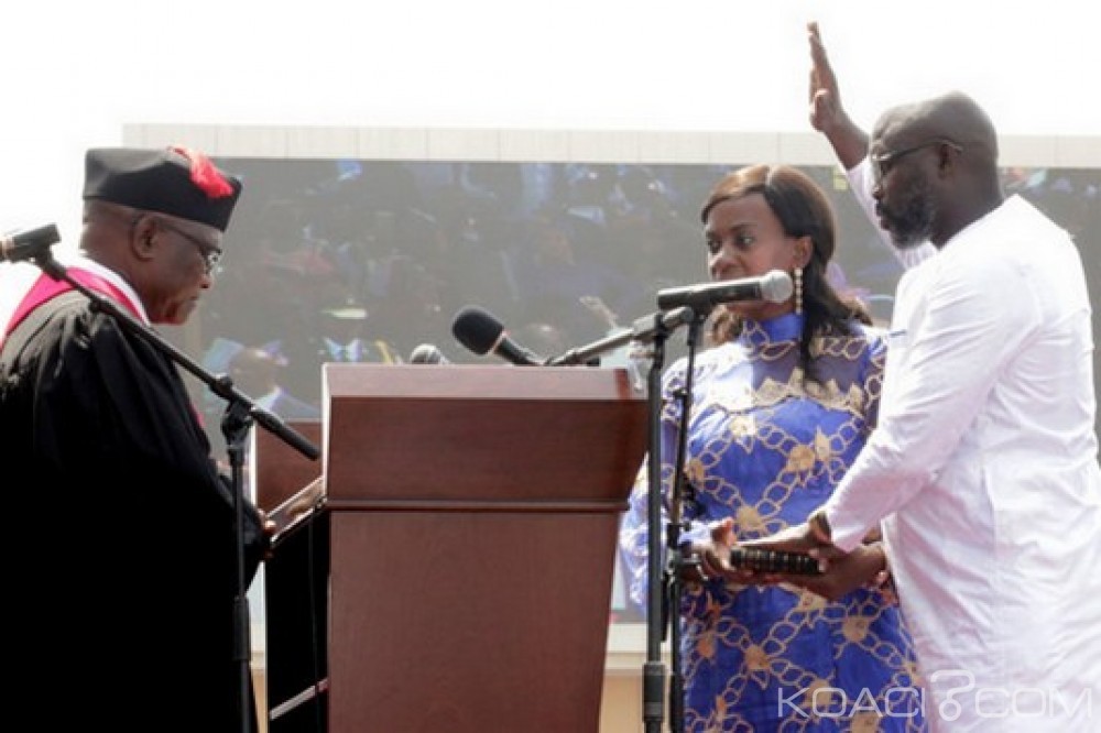 Liberia: George Weah a prêté serment comme Président