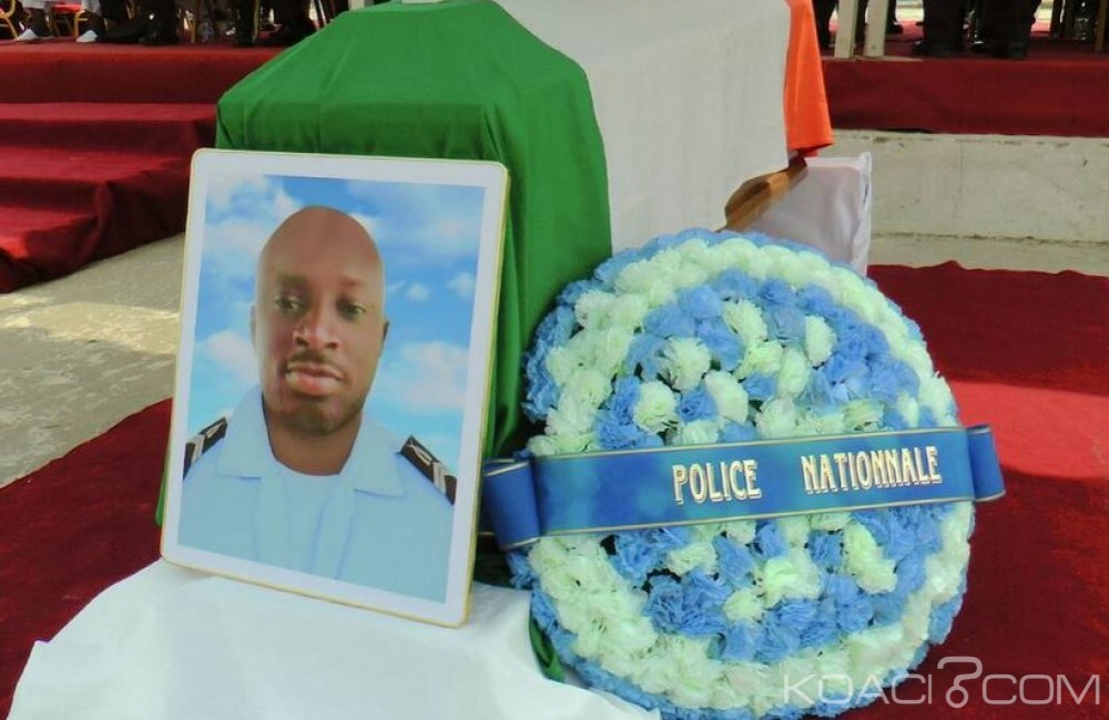 Côte d'Ivoire: Un hommage rendu au policer tué par des braqueurs à  San Pedro