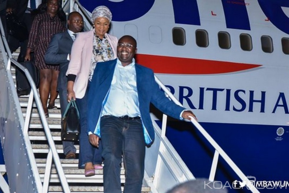 Ghana : Retour du vice-président Bawumia après des soins à  Londres