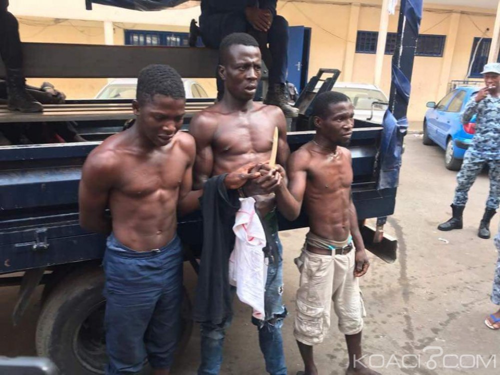 Côte d'Ivoire: Descente de la police à  Port-Bouêt, plusieurs malfrats interpellés avec un os et des machettes