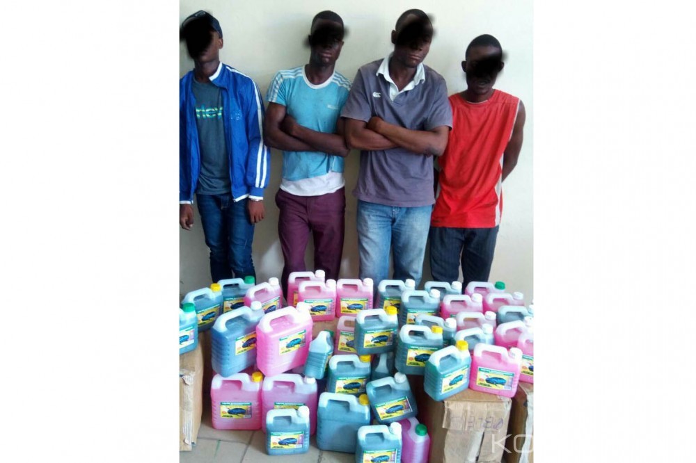 Côte d'Ivoire: Quatre individus fabricants de faux liquides de refroidissement de moteur de véhicules mis aux arrêts à  Yopougon
