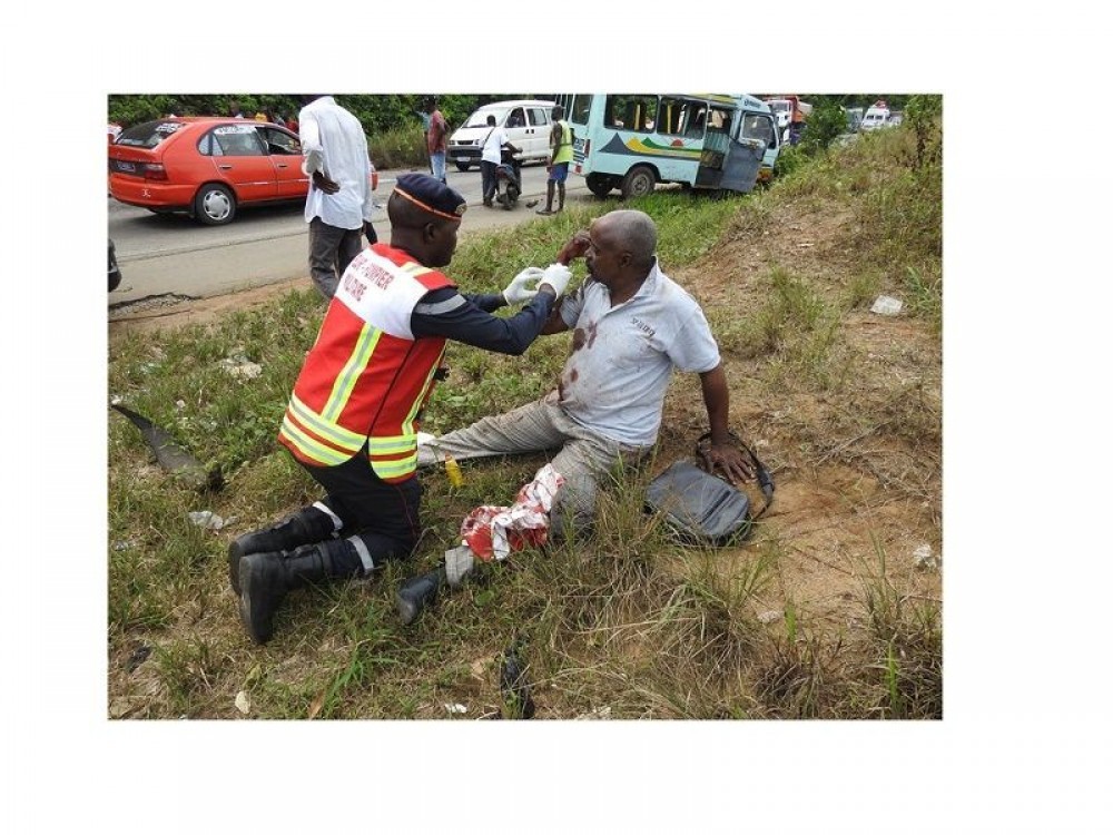 Côte d'Ivoire: Yopougon N'Dotré, une sortie de route cause des blessés