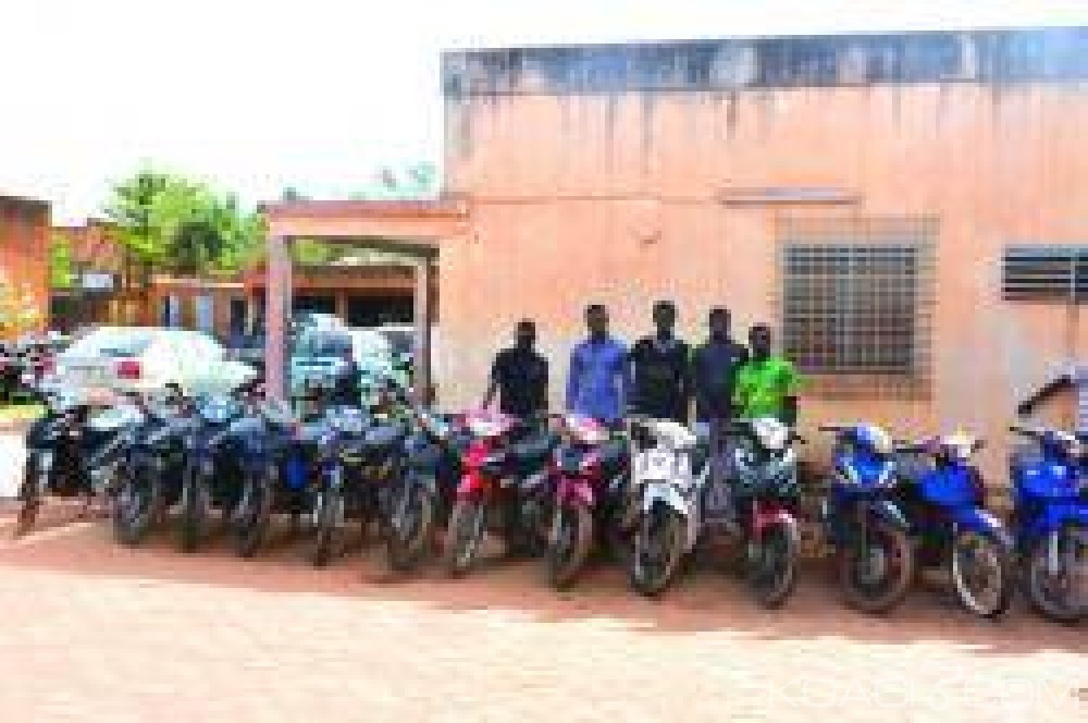 Burkina Faso: Des  délinquants, spécialisés dans le vol d'engins à  deux roues, épinglés