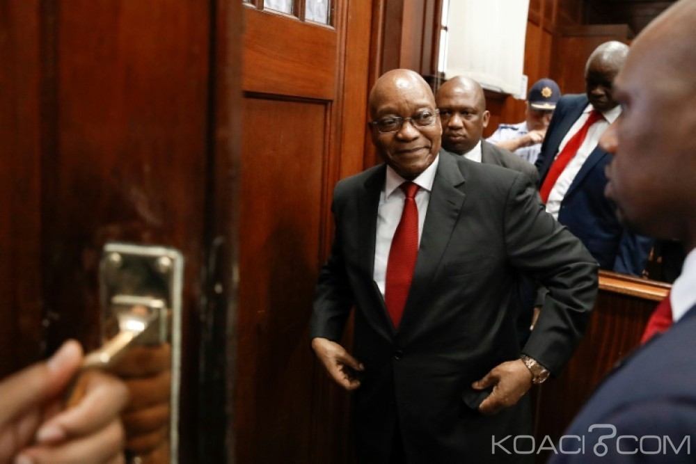 Afrique du Sud: A peine ouvert, le procès  pour corruption de Jacob Zuma renvoyé au 08 Juin