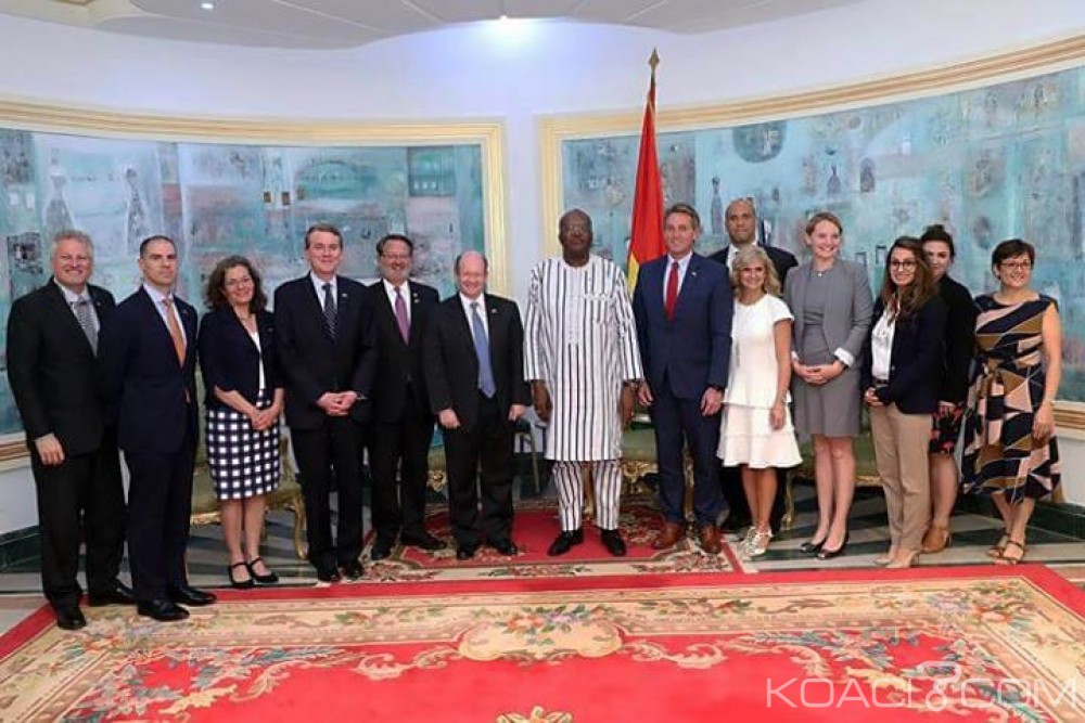 Burkina Faso: Des sénateurs américains chez le président Kaboré