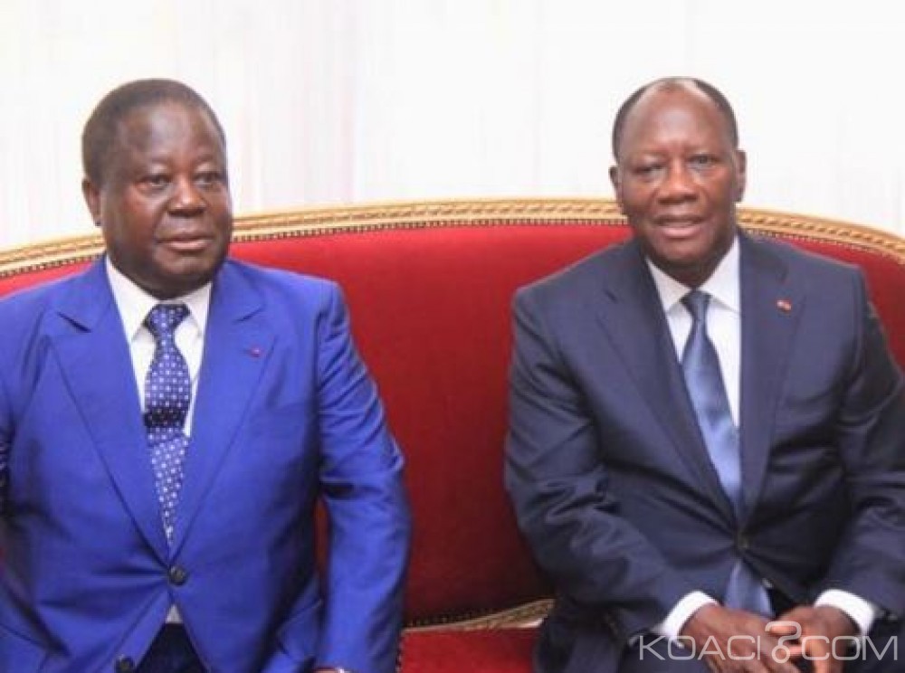 Côte d'Ivoire: Bédié et Ouattara se retrouvent mardi au Palais présidentiel sous fonds de palabre entre le PDCI et le RDR pour 2020