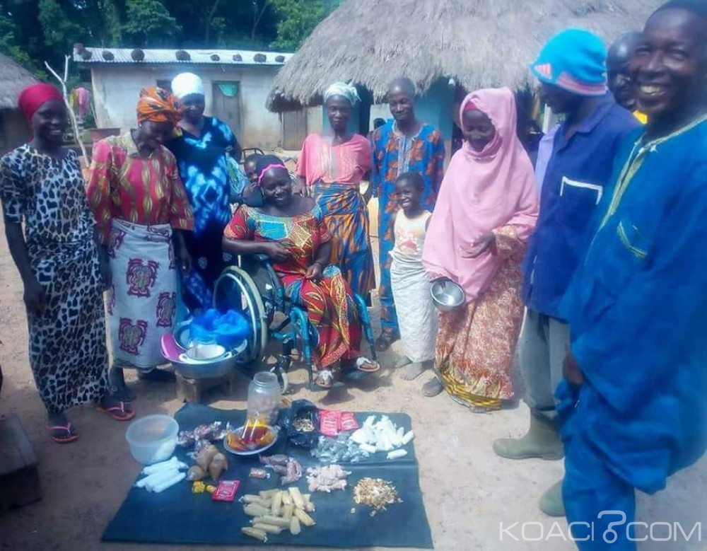 Côte d'Ivoire: Ouaninou, don d'un fauteuil roulant du PAN à  Bamba Massogbê