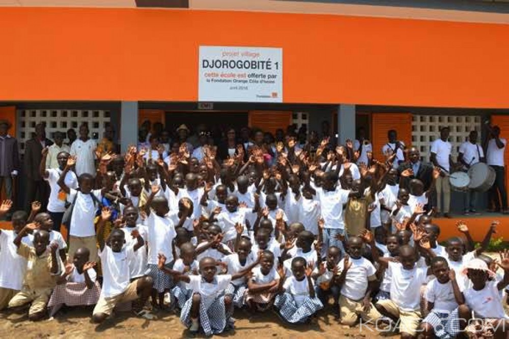 Côte d'Ivoire: La Fondation Orange offre une école au village de Djorogobité