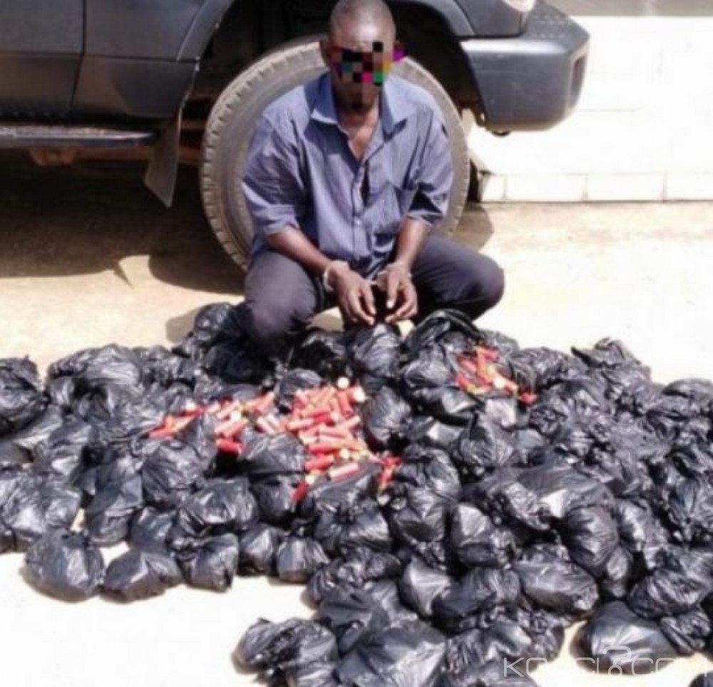 Côte d'Ivoire: Un homme arrêté avec 7075 munitions à  Yamoussoukro