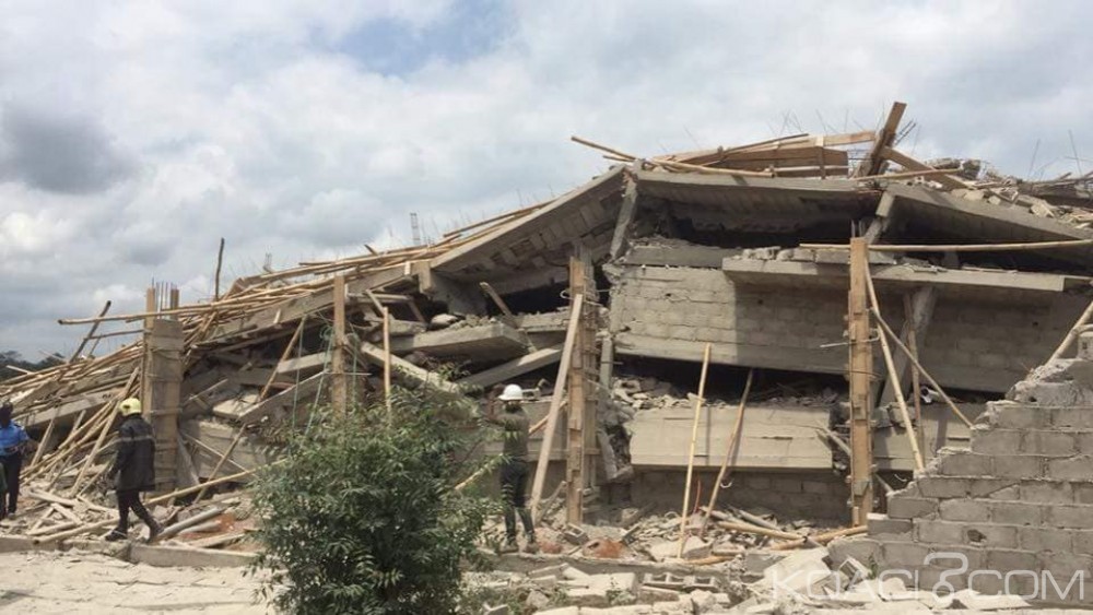 Côte d'Ivoire: Yamoussoukro, un immeuble s'écroule sur les ouvriers, plus d'une dizaine de blessés