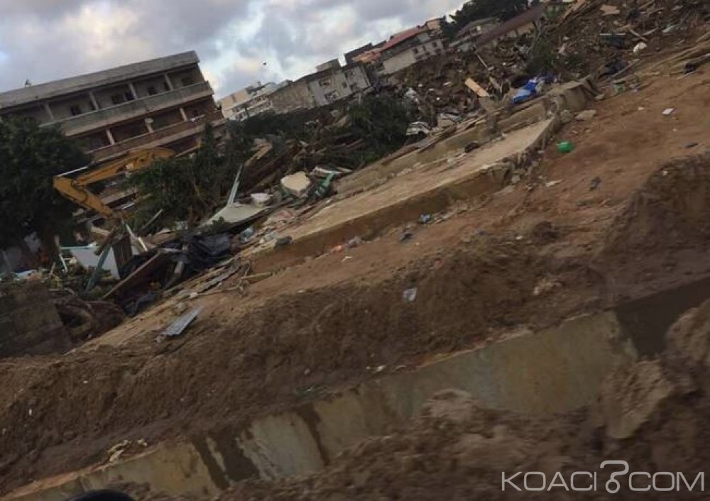 Côte d'Ivoire: Après l'annonce, passage à  l'acte de destruction de baraques à  la Riviera Palmeraie