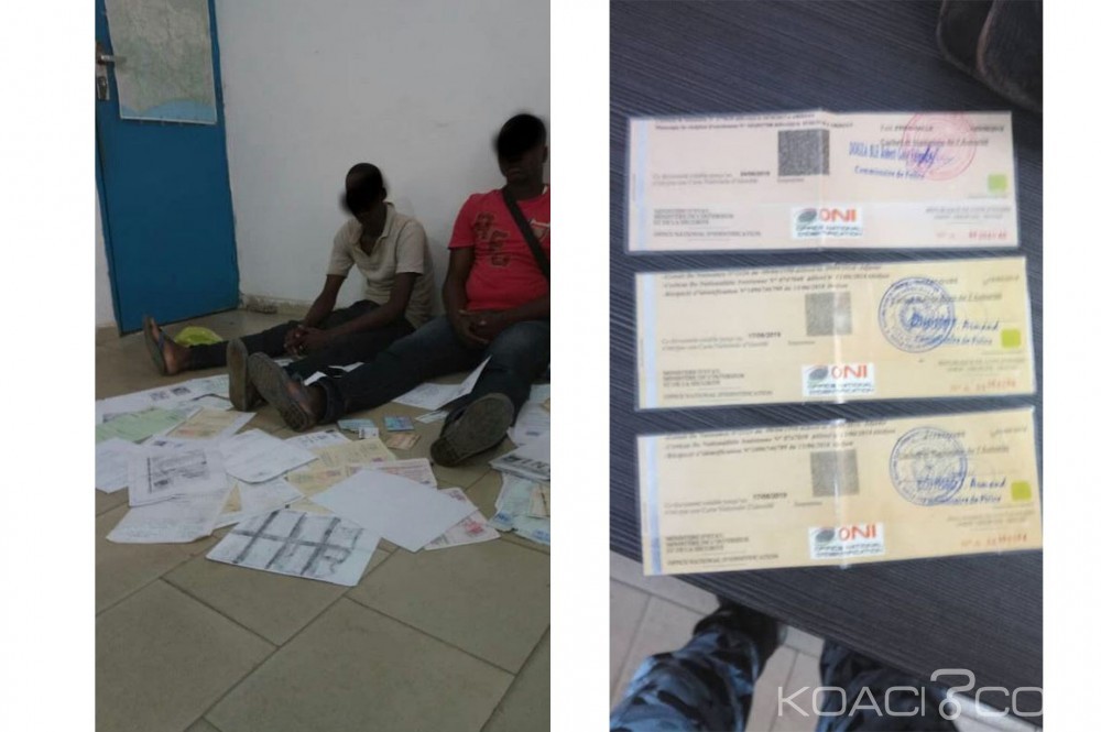 Côte d'Ivoire: Arrestation de deux faussaires d'attestation de carte nationale d'identité à  Abidjan