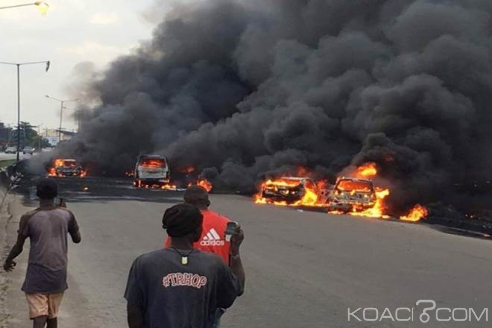 Nigeria: Un camion-citerne explose à  Lagos, 9 morts au moins et 54 véhicules incendiés