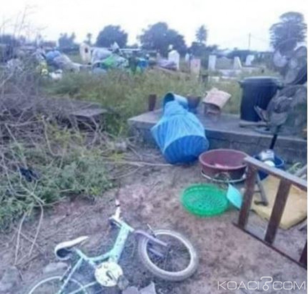 Côte d'Ivoire: Des déguerpis du quartier Abattoir de Port Bouët trouvent refuge dans un   cimetière