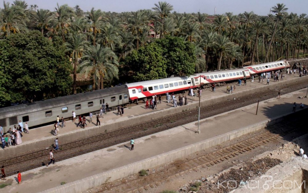 Egypte: 55 blessés dans le déraillement d'un train