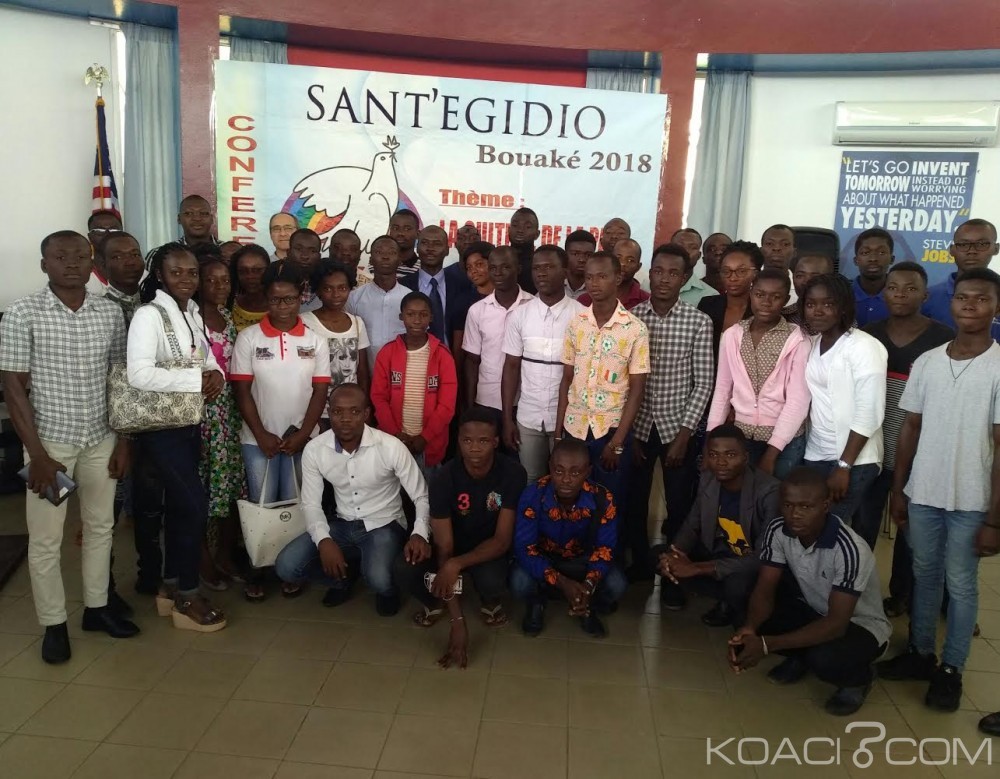 Côte d'Ivoire: Université Alassane Ouattara, la communauté Saint' Egidio invite les étudiants à  la culture de la paix