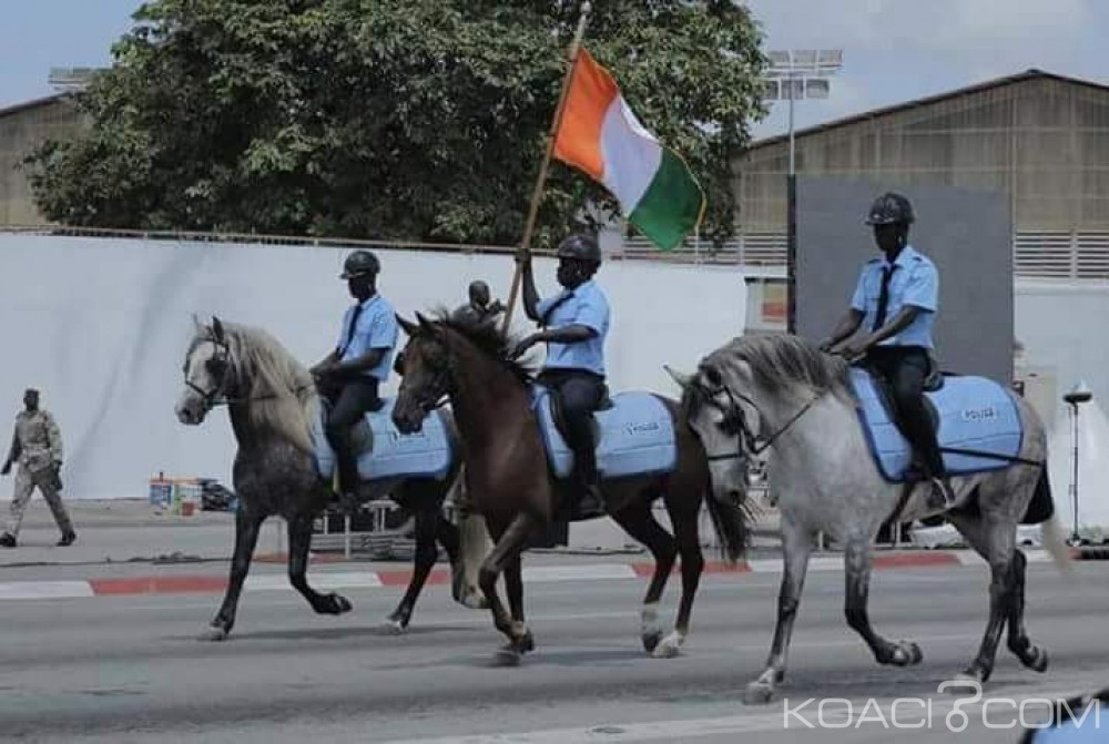 Côte d'Ivoire: 58ème anniversaire, le public découvre pour la première fois la police montée au cours du défilé militaire