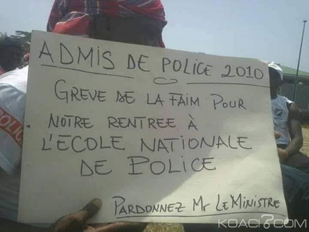 Côte d'Ivoire: Les admis recalés de 2010 de l'école de police comptent aller jusqu'au bout