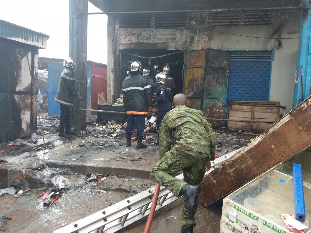 Côte d'Ivoire: Bouaké, un magasin parti en fumée, plus de 30 millions de f CFA de pertes