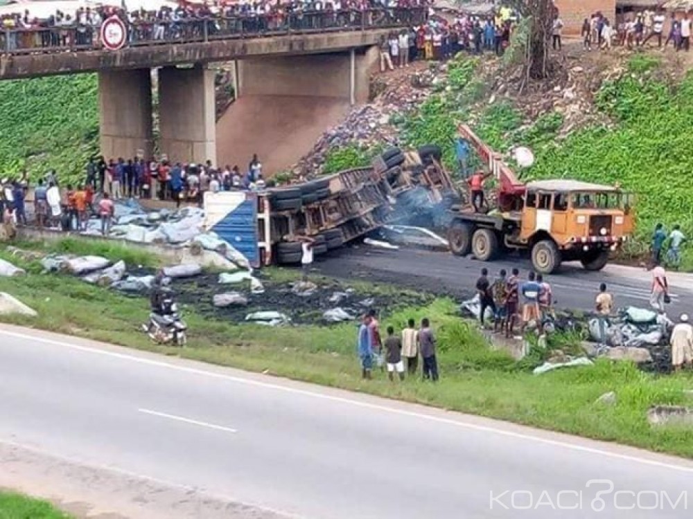Côte d'Ivoire: Grave accident sur l'autoroute du nord, 1 mort