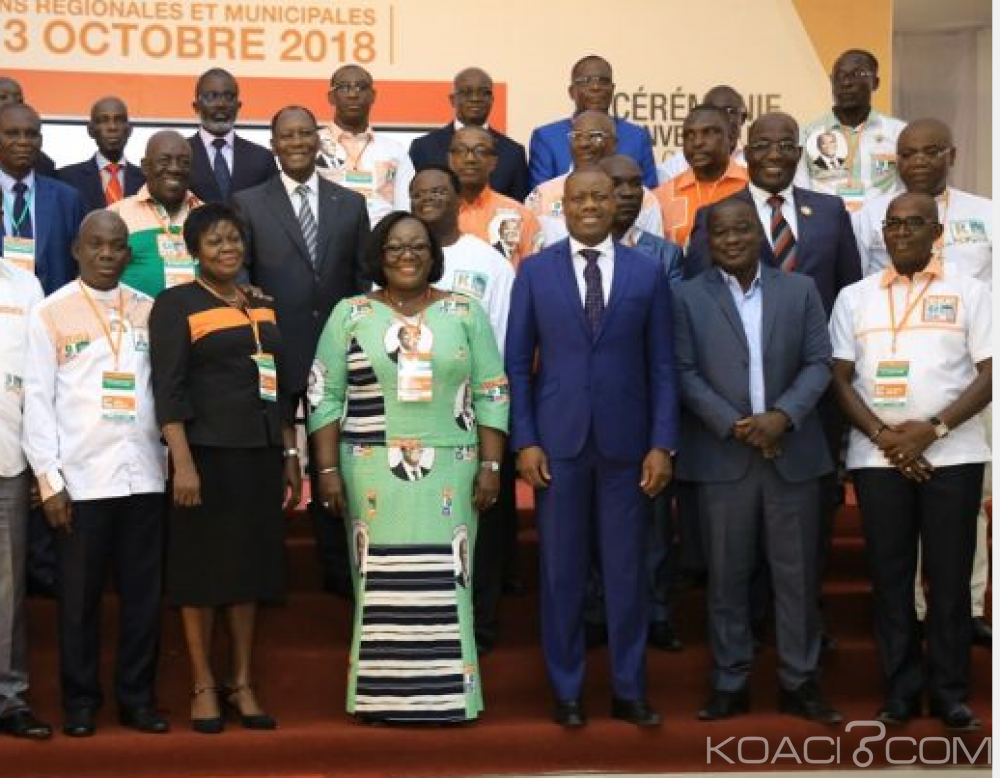 Côte d'Ivoire : Locales 2018, le RHDP parti unifié compte sur le bilan de son président Ouattara pour gagner les élections