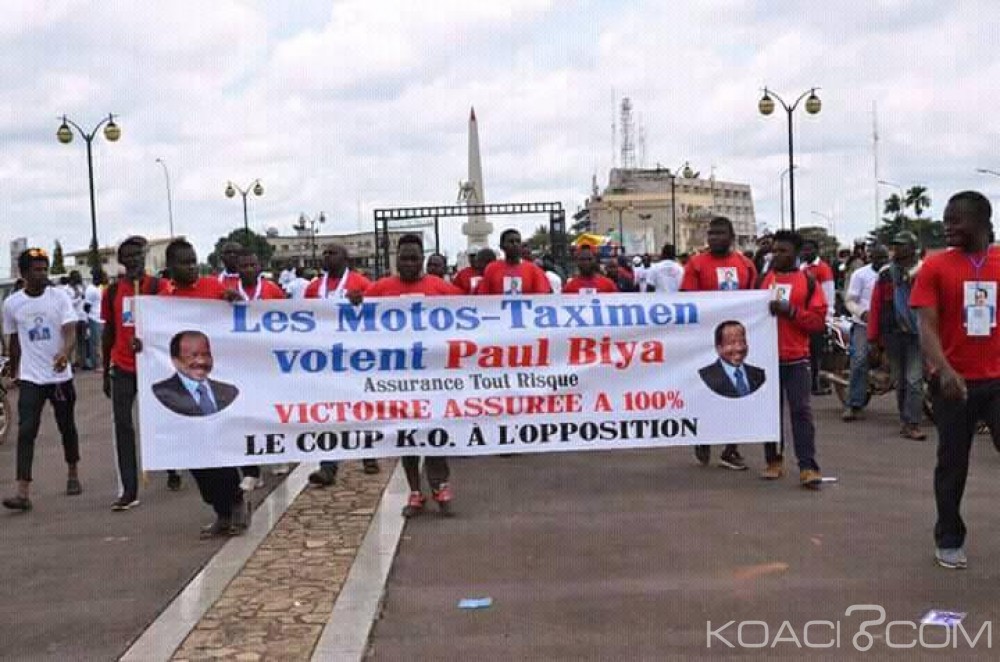 Cameroun : Intensification de la campagne électorale avant la présidentielle du 7 octobre 2018