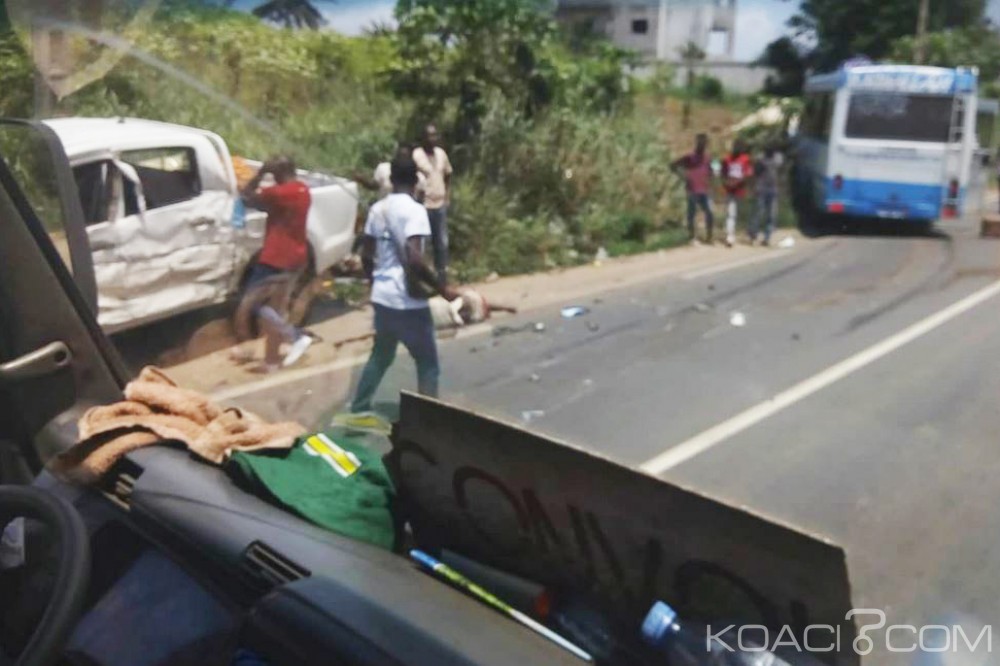 Côte d'Ivoire : Grave accident sur la route de Dabou, un mort et un blessé inconscient