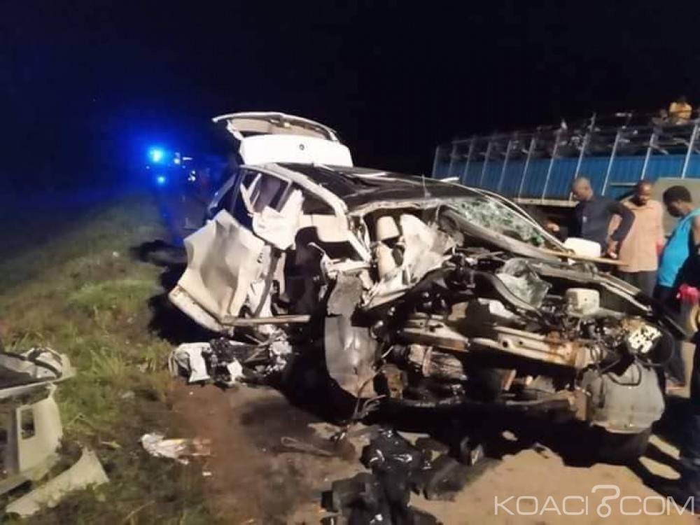 Côte d'Ivoire : Drame sur l'autoroute du nord, un accident fait 4 morts et 2 blessés graves