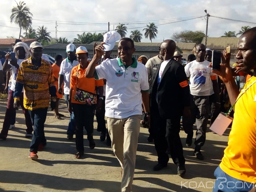 Côte d'Ivoire : Régionales des Grands Ponts 2018, depuis Jacqueville le candidat du PDCI «nous allons réagir vigoureusement aux provocations de nos adversaires»