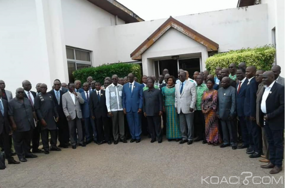Côte d'Ivoire : Locales 2018, Bédié  a rencontré les nouveaux élus de son parti à  Daoukro