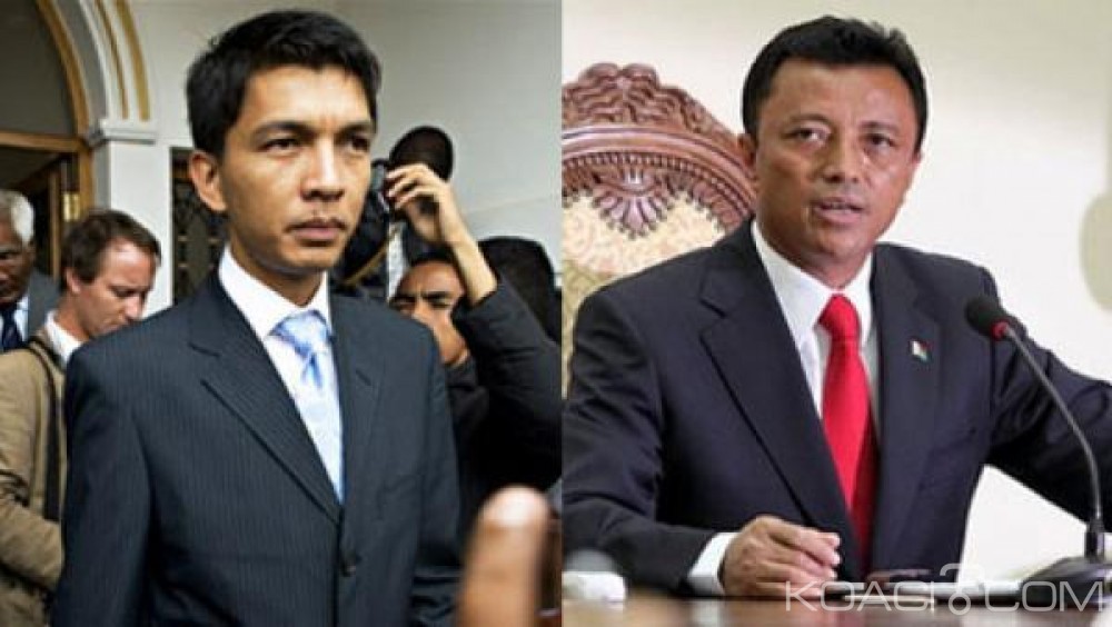 Madagascar : Présidentielle, Rajoelina et Ravalomanana en tête, avec 2,93%, le président sortant dénonce des «irrégularités»