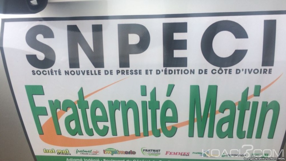 Côte d'Ivoire : Groupe Fraternité matin, application du plan de redressement, 123 employés dont 11 journalistes licenciés