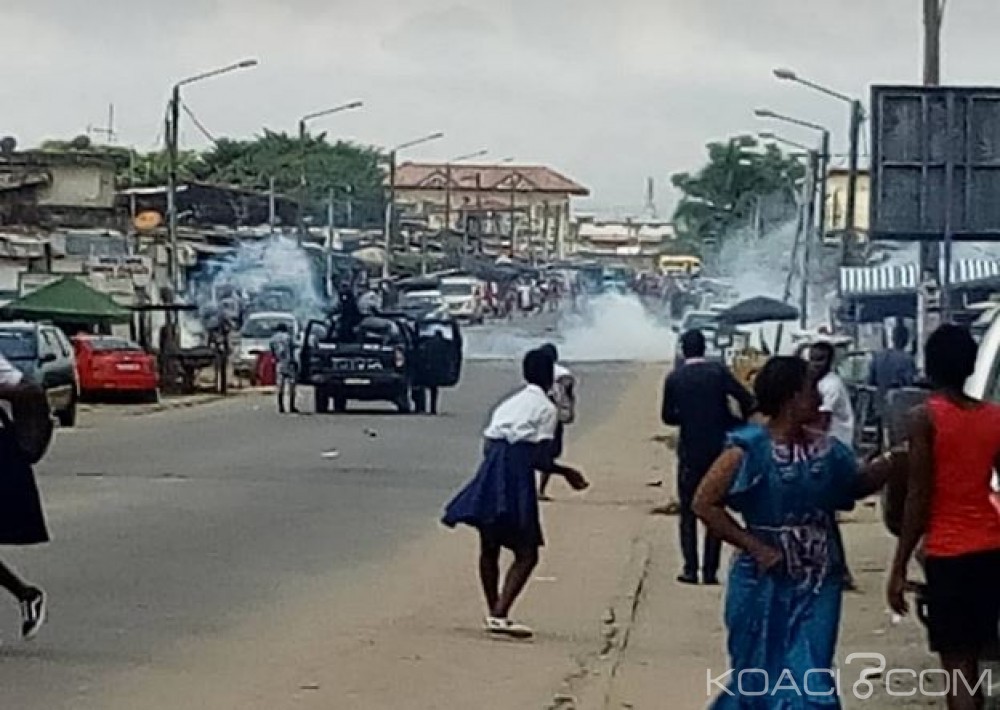 Côte d'Ivoire : Grève dans l'enseignement, course poursuite entre policiers et élèves, lacrymo et jets de pierre