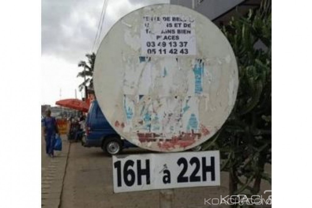 Côte d'Ivoire: Abidjan, et les panneaux de signalisation masqués