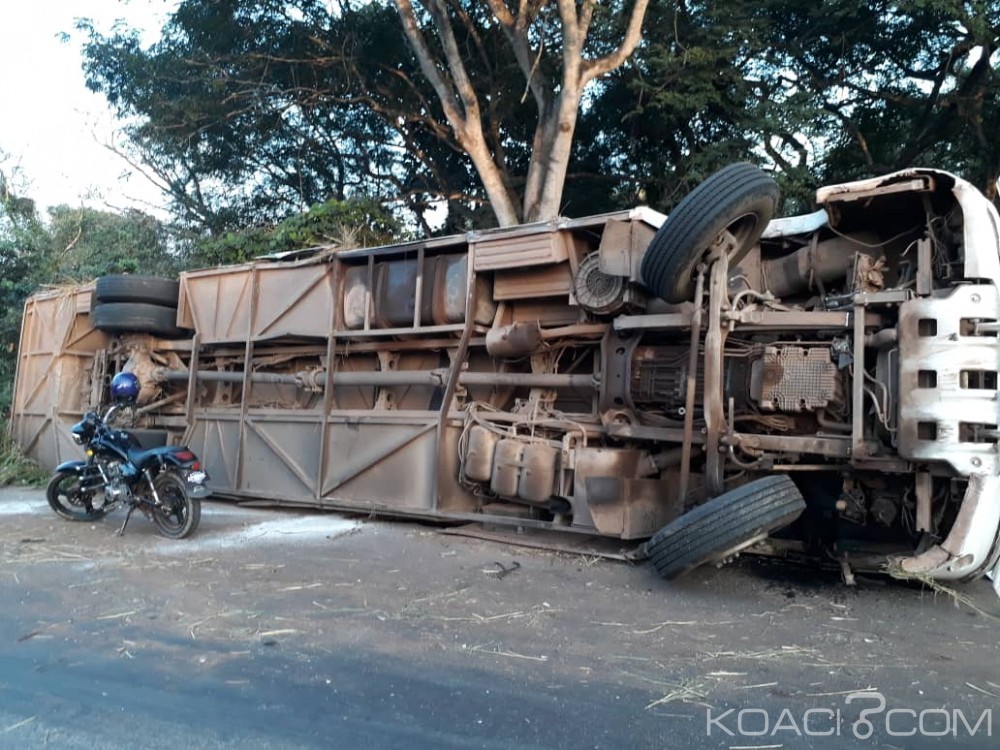 Côte d'Ivoire: À Tiébissou un grave accident d'un car fait un mort et 65 blessés