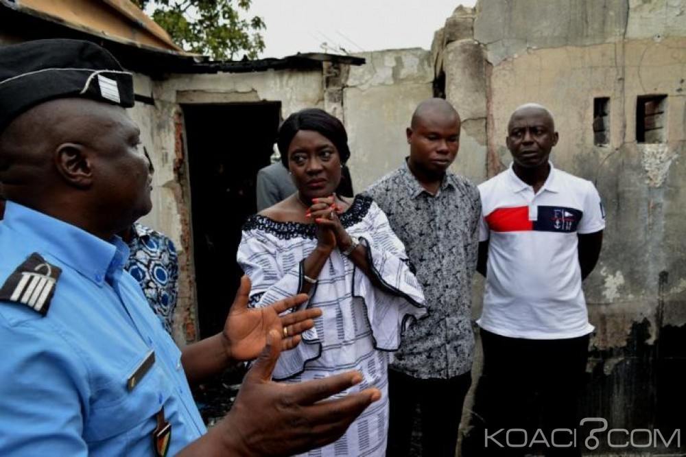 Côte d'Ivoire : Incendie meurtrier à  Yopougon Toit-Rouge, le gouvernement  fait don de 5 millions à  la famille éplorée