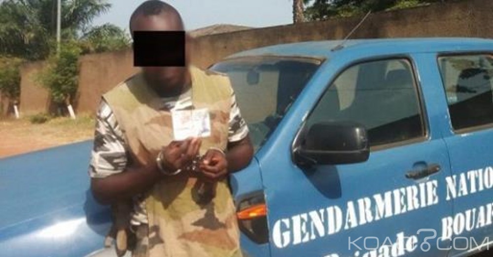 Côte d'Ivoire : Bouaflé, un individu se faisant passer pour un militaire mis aux arrêts