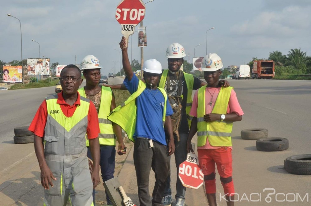 Côte d'Ivoire:  Quand des bénévoles se mettent au service des piétons sur nos routes