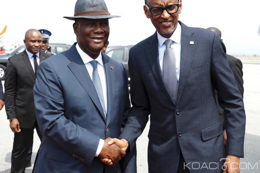 Côte d'Ivoire : Comme annoncé, Paul Kagamé en visite officielle de 48heures au pays