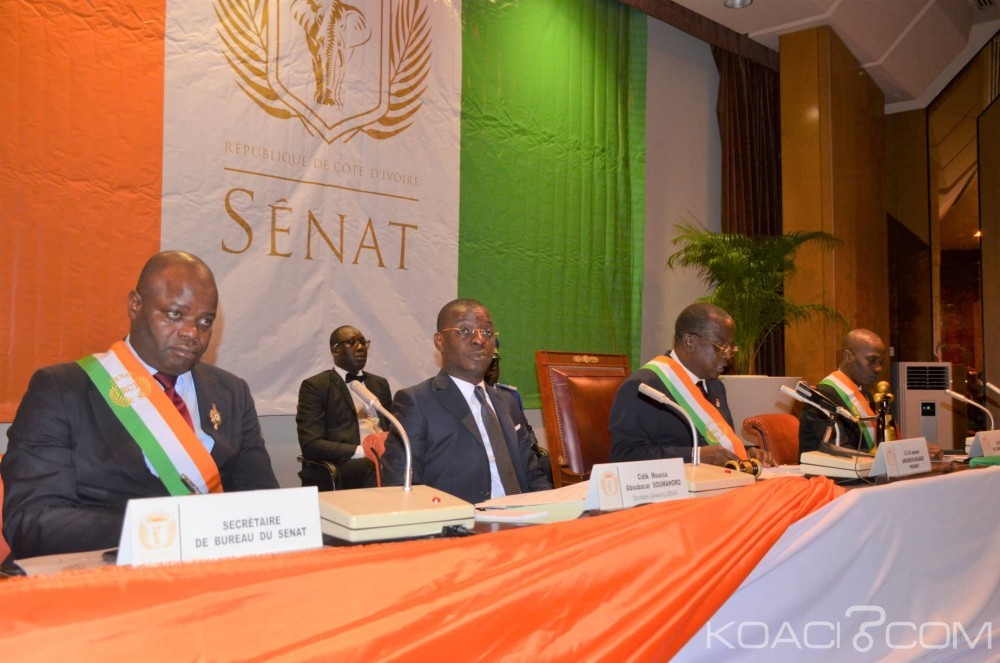 Côte d'Ivoire :  Le Sénat n'a pu accomplir sa mission législative au cours de cette session ordinaire faute de la mise en place du groupe parlementaire RHDP et autres