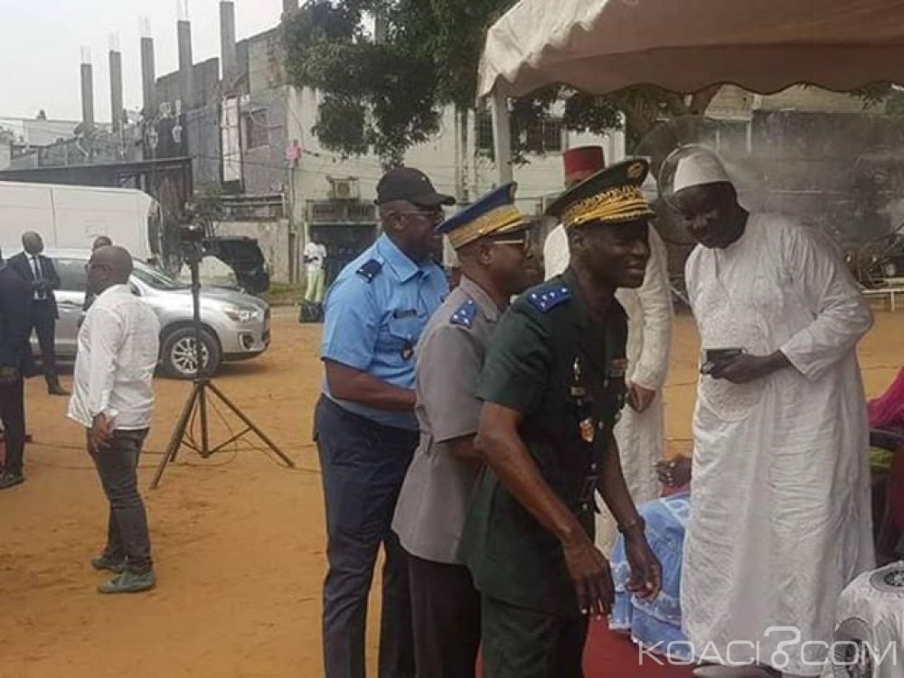 Côte d'Ivoire: 40è jour du décès du père d'Hamed Bakayoko, tout le grand commandement mobilisé à  la cérémonie