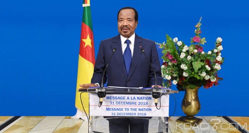 Cameroun : Voeux 2019, Biya appelle les camerounais à  l'aider pour consolider la paix et l'unité du pays