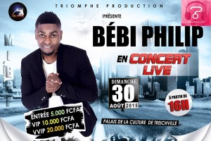 Côte d'Ivoire: Bébi Philip en concert à  Abidjan le 30 aout