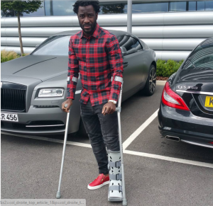 Côte d'Ivoire : Wilfried Bony blessé est forfait pour le prochain match de Manchester City